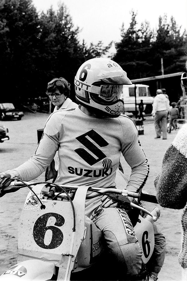 Ruskeasanta 1979 joukkue MM-500. Harry Everts